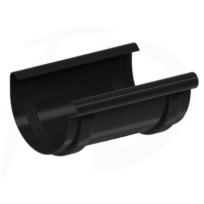 Łącznik rynny PVC ⌀ 75 firmy KROP kolor czarny